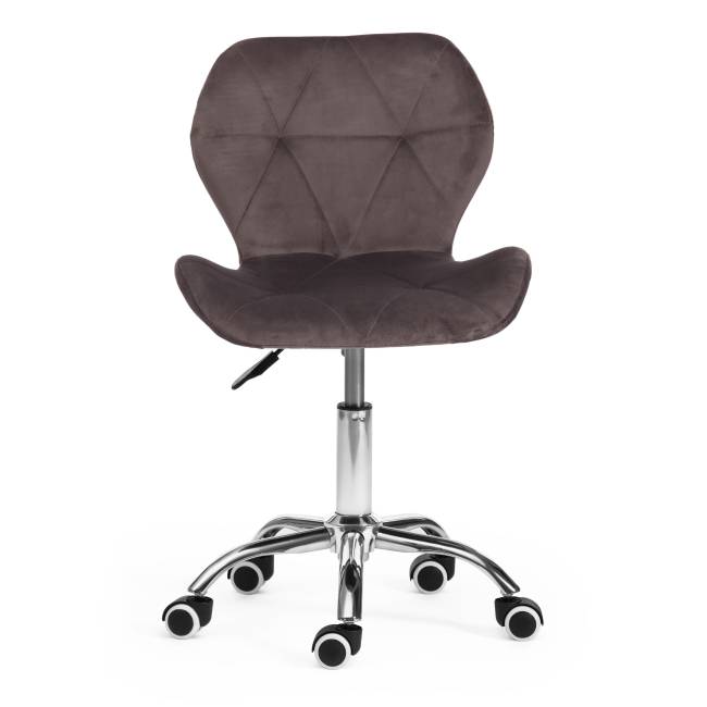 Офисное кресло Recaro (mod.007) / 1 шт. в упаковке металл, вельвет, 45x74+10см, серый (HLR 24)