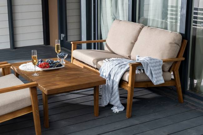 Диван из акации MONA 2-х местный