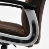 Кресло INTER коричневый кож/зам/флок/ткань