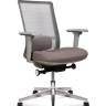 Кресло офисное / Вектор / Vector  / серный пластик / серая ткань / серая сетка