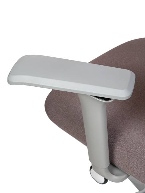 Кресло офисное / Вектор / Vector  / серный пластик / серая ткань / серая сетка