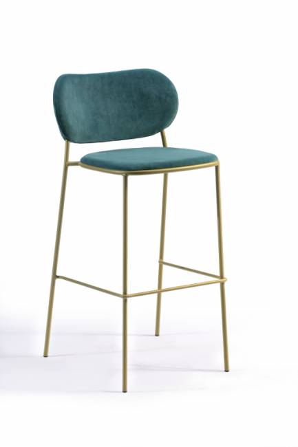 Стул барный с обивкой Nuta Light Stool 77 500х520х1010 мм Стул барный с обивкой Nuta Light Stool 77 500х520х1010 мм