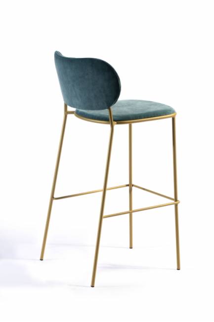 Стул барный с обивкой Nuta Light Stool 77 500х520х1010 мм Стул барный с обивкой Nuta Light Stool 77 500х520х1010 мм