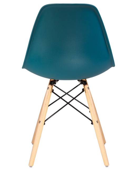 Стул обеденный DOBRIN DSW, ножки светлый бук, цвет морской волны (G-05)