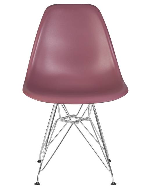 Стул обеденный DOBRIN DSR, ножки хром, цвет пыльная роза (NX-P-11)