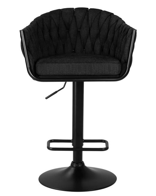Стул барный DOBRIN LEON, черная ткань (LAR-275-50)