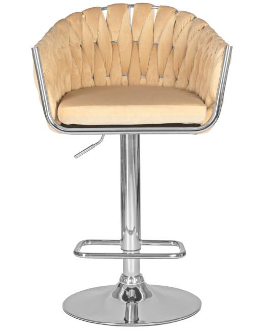 Стул барный DOBRIN MARCEL, бежевый велюр (MJ9-10)