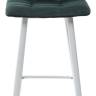 Барный стул LECCO UF910-14 DARK GREEN, велюр/белый каркас, 4 шт./2 кор. М-City