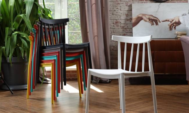 Пластиковый стул KAI белый