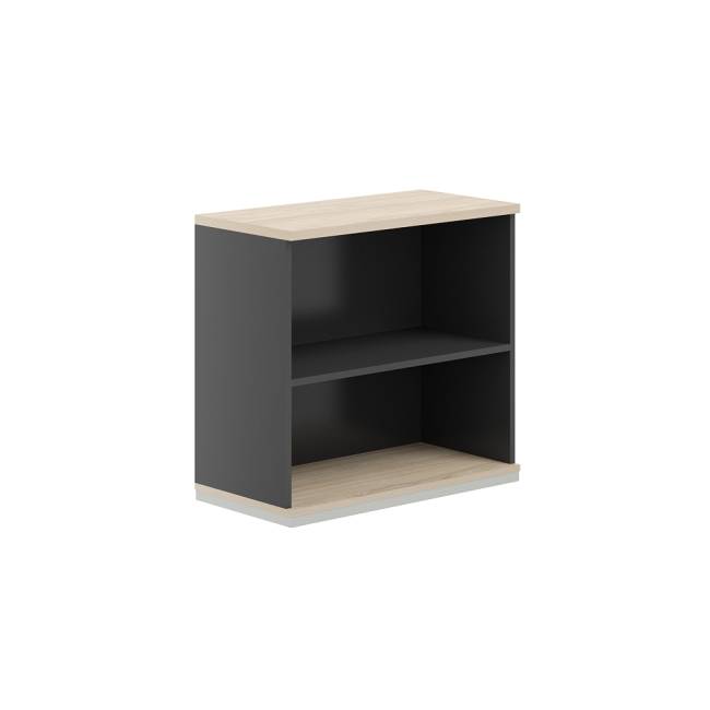 AG.204. AN.AR / Стеллаж 2 ур. 800 / корпус:антрацит, топ/дно:ак.равелло