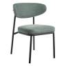 Стул Lucas 2 шалфей шенилл с чёрными ножками Стул Lucas 2 шалфей шенилл с чёрными ножками