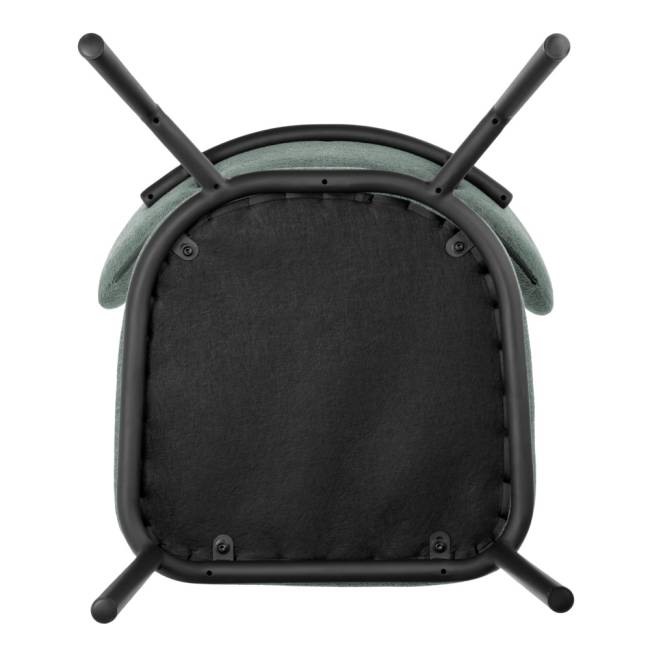 Стул Lucas 2 шалфей шенилл с чёрными ножками Стул Lucas 2 шалфей шенилл с чёрными ножками