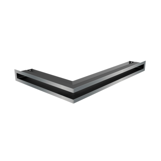 Решетка Kratki Люфт угловая правая стальная 6*40