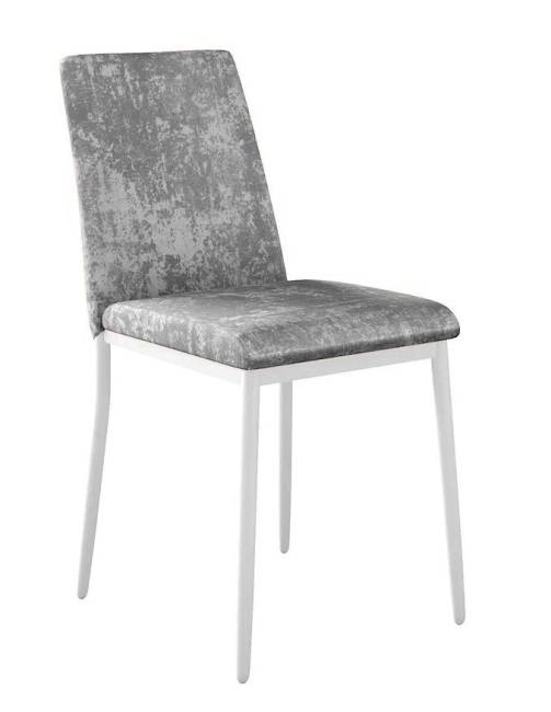 Стул DikLine 270 M13 светло-серый, ножки белые