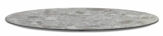 Столик ламинированный кофейный Tripe Maxi тортора, зернистый Ø800х510 мм