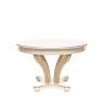 Стол раздвижной Leset Ромео 1Р Слоновая кость патина золото