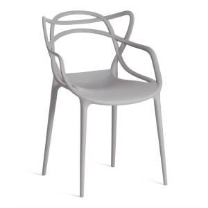 Стул Cat Chair (mod. 028) пластик, 53 x 59 x 82,5 см, темно-серый (Dark grey NX-GR-20) (Комплект из 2 шт.) темно-серый пластик