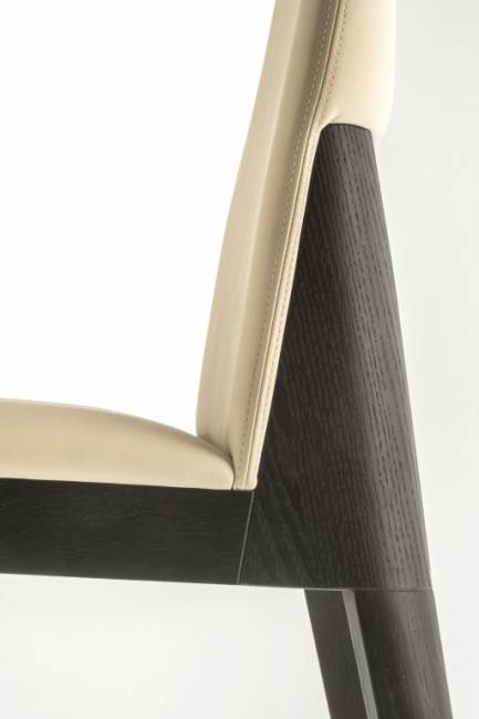 Стул деревянный мягкий Allure венге, песочный 465х550х850 мм Стул деревянный мягкий Allure венге, песочный 465х550х850 мм