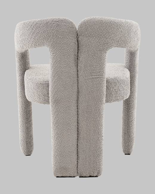 Стул Болинджер букле светло-серый