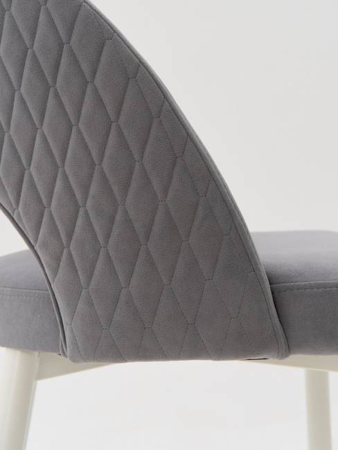 Стул Dominic Gray Romb / White