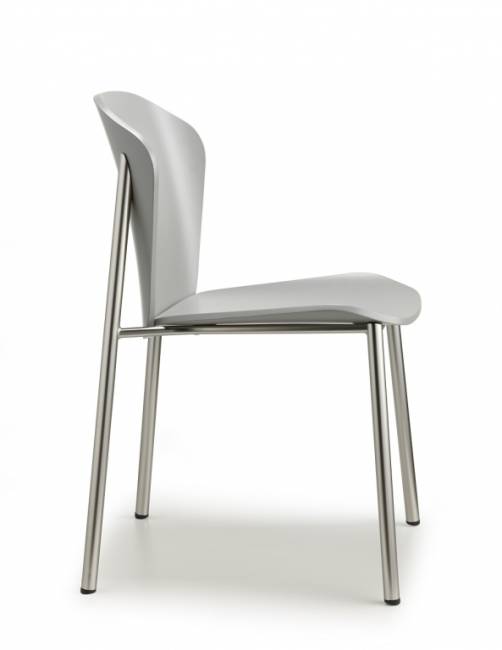 Стул деревянный Finn Metal Wood матовый никель, матовый серый бук 480х530х780 мм Стул деревянный Finn Metal Wood матовый никель, матовый серый бук 480х530х780 мм