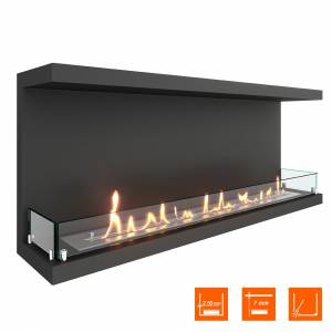 Биокамин фронтальный SteelHeat Leader 1200 (Стекло)