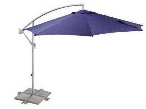 Зонт уличный на боковой стойке "Lantern" 3.0 м синий