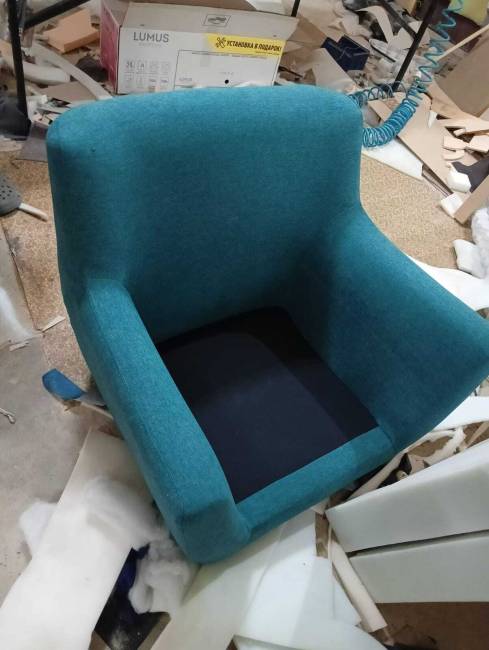 Комплект диван двухместный + кресло MADRID бирюзовый