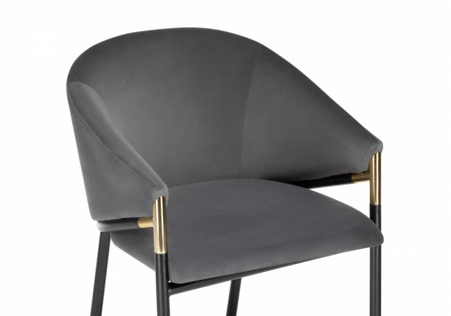 Molton gray / black/ gold