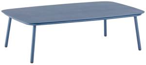 Столик металлический кофейный Venice синий 1200х800х370 мм