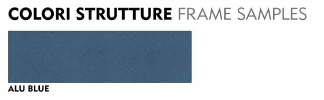 Столик металлический кофейный Venice синий 1200х800х370 мм