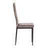 Стул Easy (mod. 24-1) / 1 шт. в упаковке металл, вельвет, 49 х 41 х 98 см, Dark grey (темно-серый) HLR24 / черный Dark grey (темно-серый) HLR24 / черный металл, вельвет