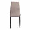 Стул Easy (mod. 24-1) / 1 шт. в упаковке металл, вельвет, 49 х 41 х 98 см, Dark grey (темно-серый) HLR24 / черный Dark grey (темно-серый) HLR24 / черный металл, вельвет