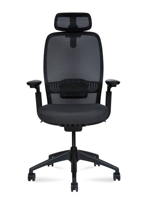 Кресло офисное / Tesla / черная сетка/черная ткань Кресло офисное / Tesla / черная сетка/черная ткань