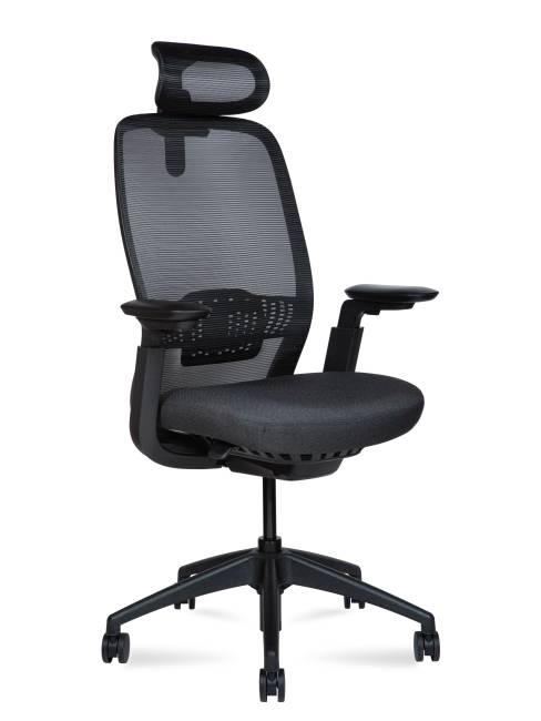 Кресло офисное / Tesla / черная сетка/черная ткань Кресло офисное / Tesla / черная сетка/черная ткань