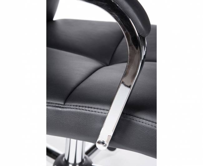 Кресло офисное / Atlas / (black) черная экокожа