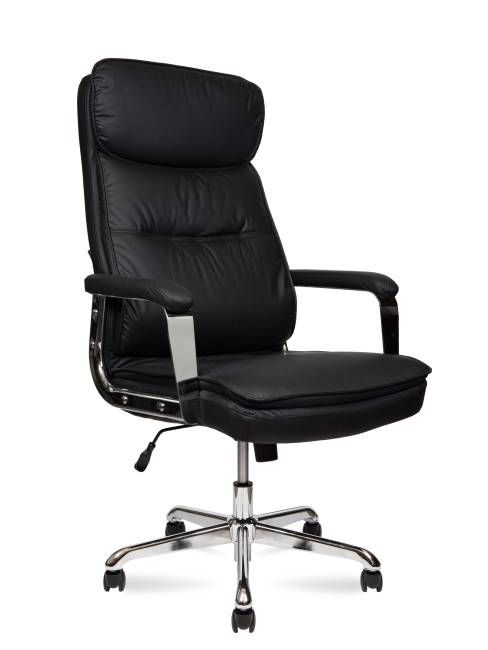 Кресло офисное / Atlas / (black) черная экокожа