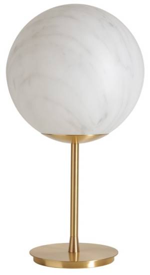 Светильник пластиковый настольный Mineral Stand Lighting белый, серый Ø300х550 мм