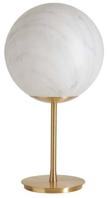 Светильник пластиковый настольный Mineral Stand Lighting белый, серый Ø300х550 мм