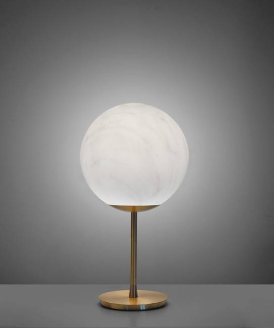 Светильник пластиковый настольный Mineral Stand Lighting белый, серый Ø300х550 мм