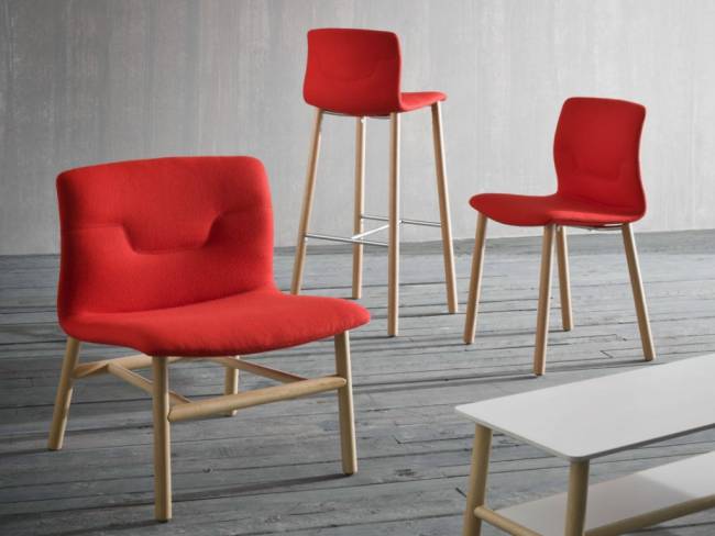 Стул деревянный с обивкой Slot XL GL 650х600х720 мм