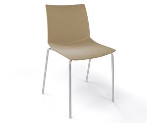 Стул пластиковый Kanvas NA тортора 470х500х790 мм