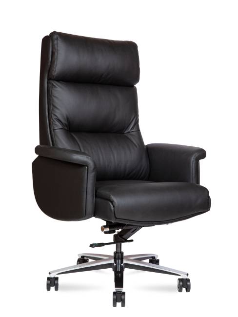Кресло офисное / Sirio / черная кожа Кресло офисное / Sirio / черная кожа