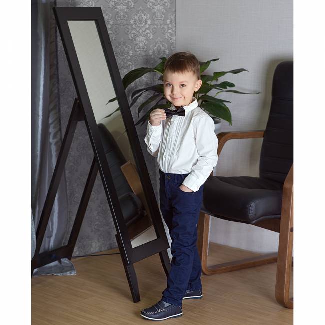 Зеркало напольное BeautyStyle 1 черный 130 см х 35 см Зеркало напольное BeautyStyle 1 черный 130 см х 35 см