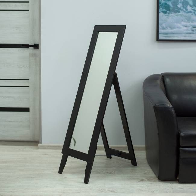 Зеркало напольное BeautyStyle 1 черный 130 см х 35 см Зеркало напольное BeautyStyle 1 черный 130 см х 35 см