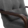 Кресло Leset Модена Орех текстура Malmo 95 (темно-серый)
