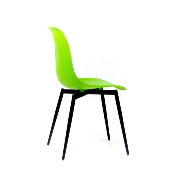 Стул Туссе чёрный /зелёный