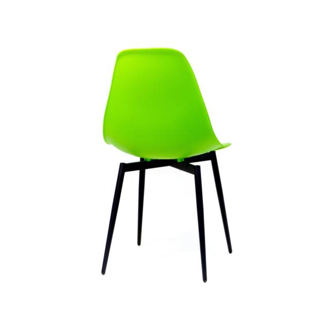 Стул Туссе чёрный /зелёный