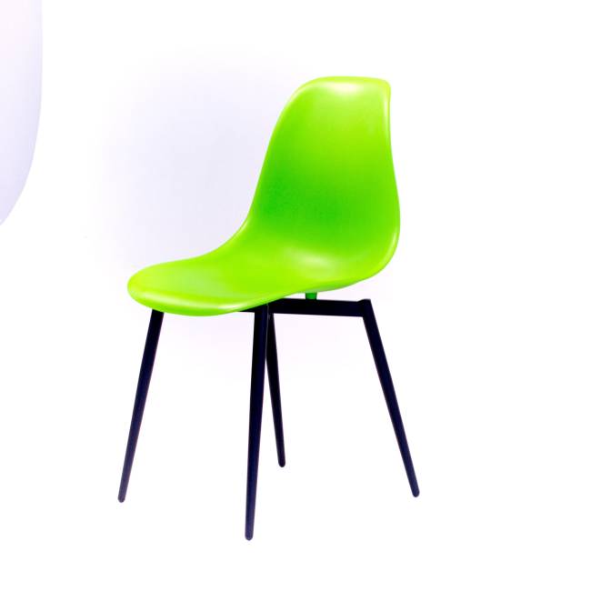 Стул Туссе чёрный /зелёный