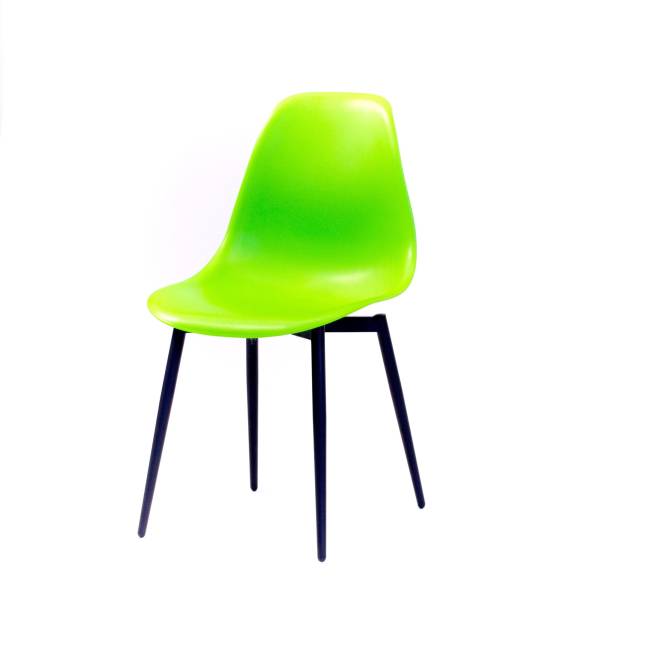 Стул Туссе чёрный /зелёный